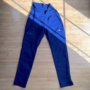 Maternity navy xxs straight leg scrub pants from FIGS